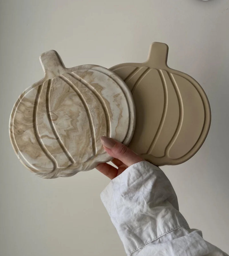 Jesmonite Pumpkin Tray