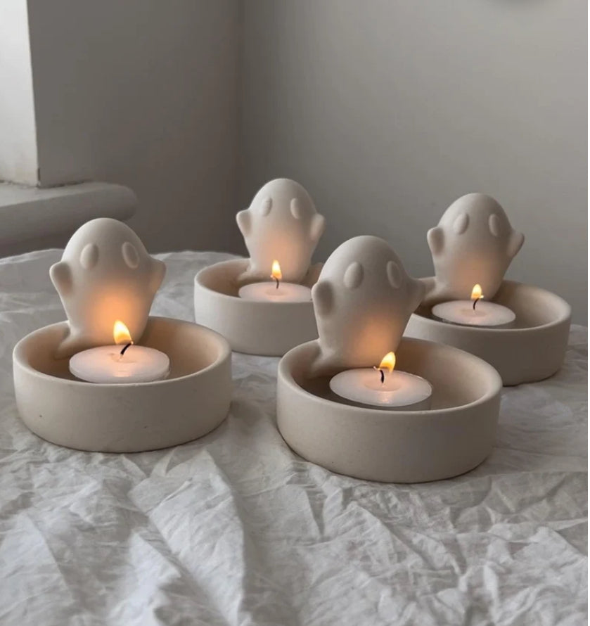 Ghost Tea Light Holder