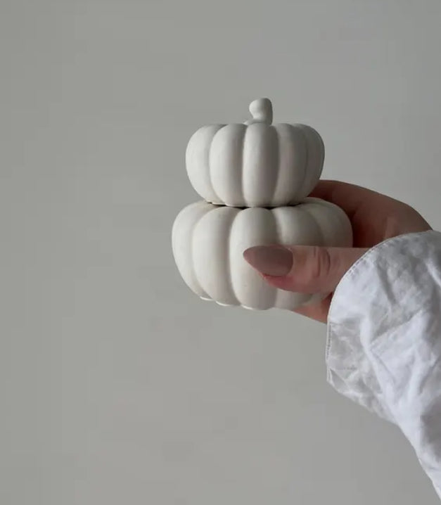 Jesmonite Pumpkin Set