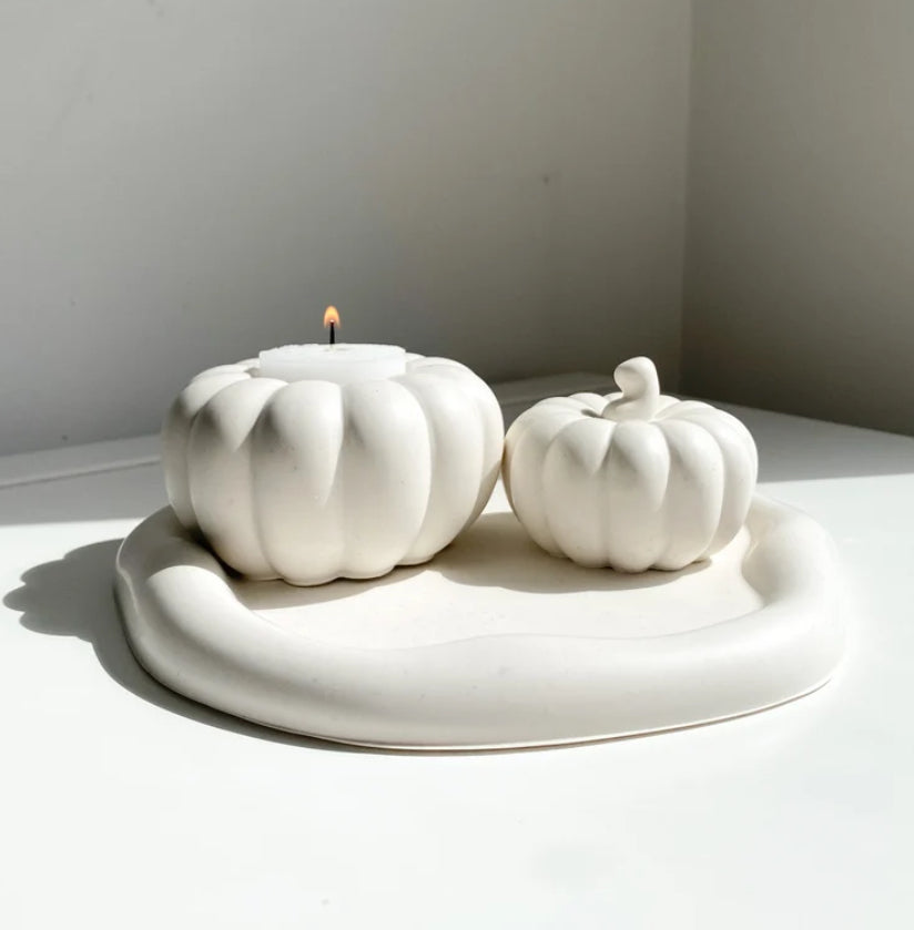 Jesmonite Pumpkin Set