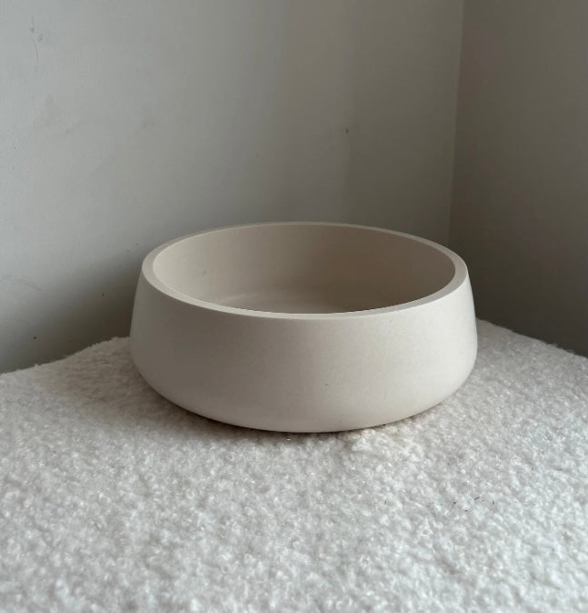 Jesmonite Beige Bowl