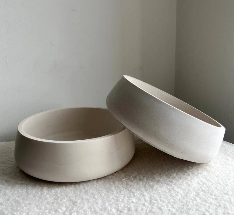 Jesmonite Beige Bowl