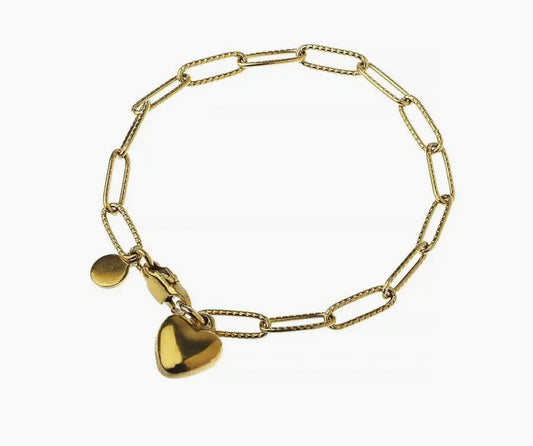 Heart Gold Bracelet