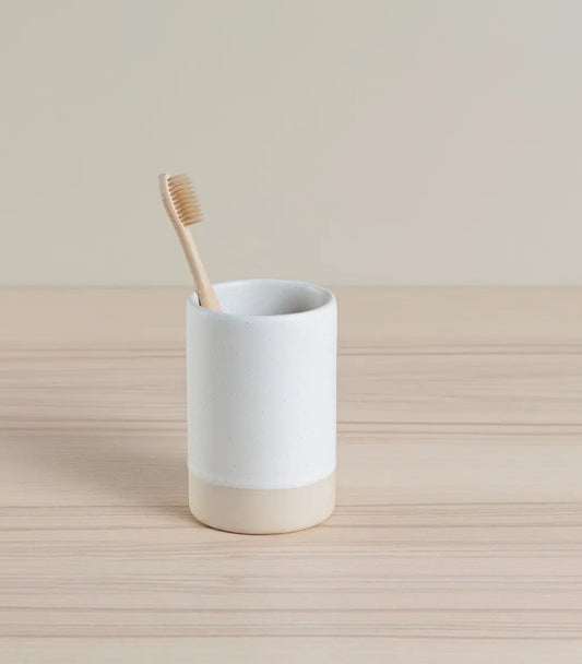 Oatmeal Toothbrush Holder