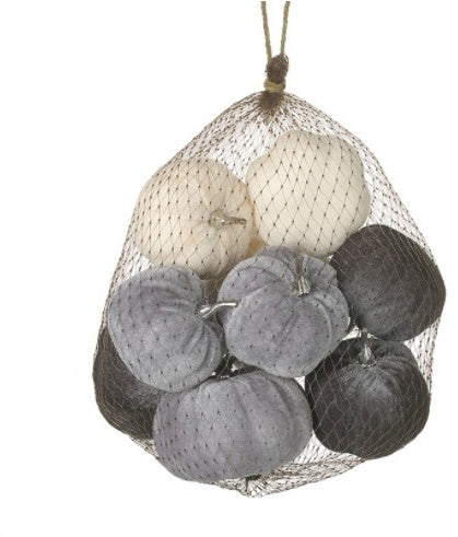 Bag Of Grey Pumpkins