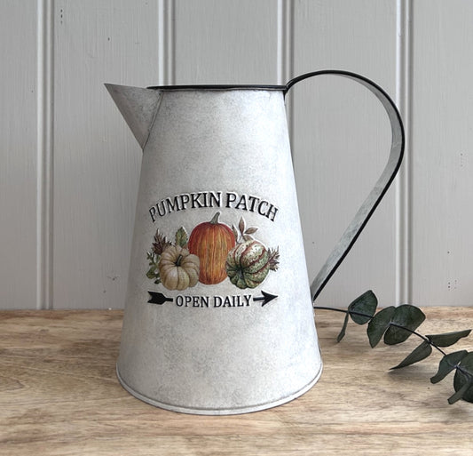 Pumpkin Patch Metal Jug