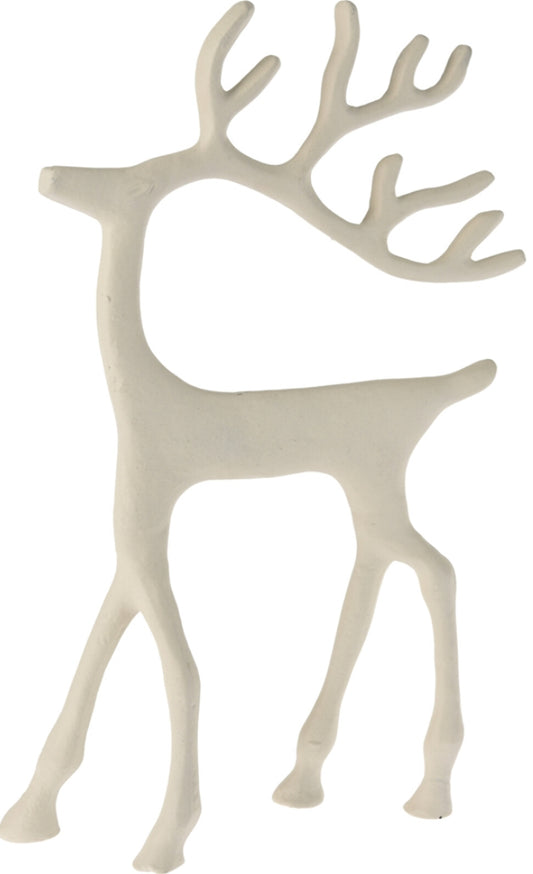 White Ceramic Reindeer