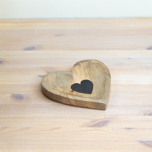 Heart Wooden Tray