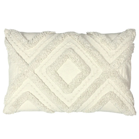 Orson Tufted Cushion Ecru