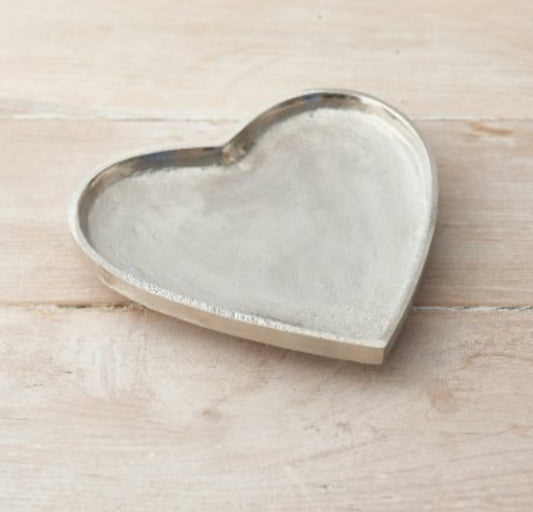 Silver Heart Dish