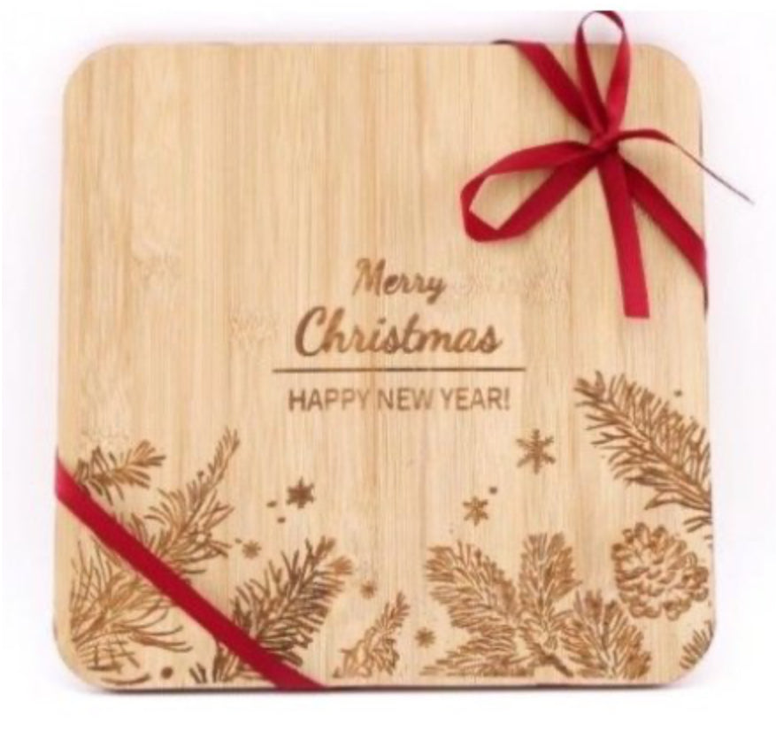 Christmas Bamboo Chopping Board