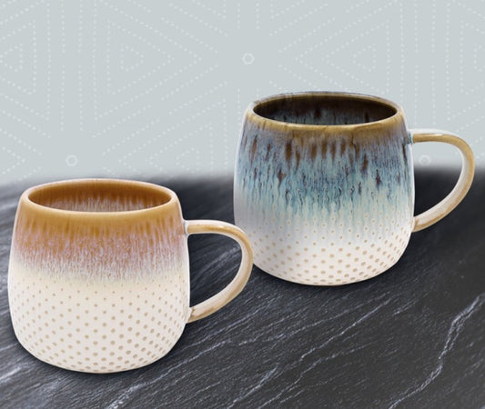 Reactive Glaze Dotty Mug