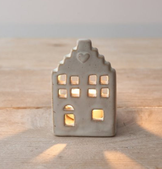 Ceramic Tea Light Holder House