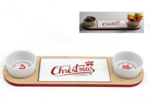 Christmas Serving Set with Bowls