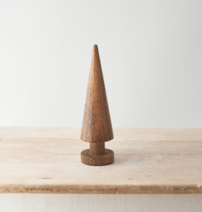 Natural Wooden Cone Tree