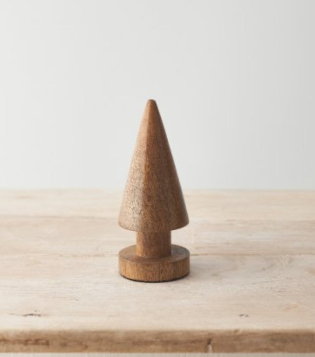 Natural Wooden Cone Tree