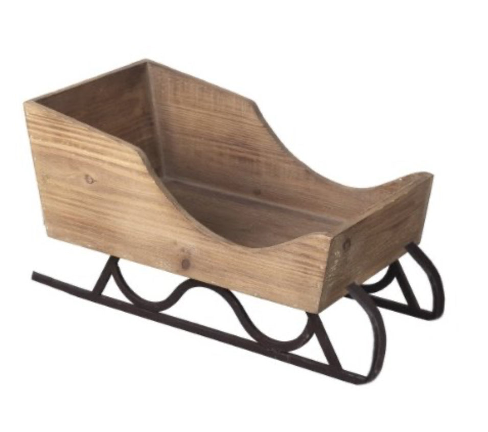 Large Wooden Sleigh