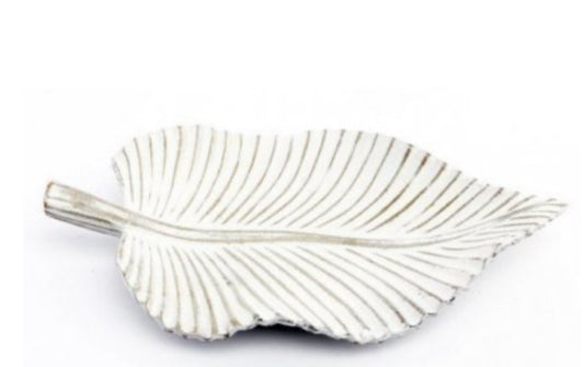 White Leaf Tray