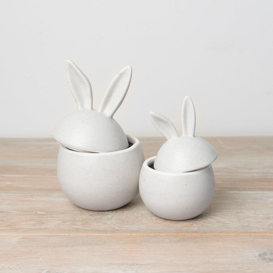 Speckled Bunny Pot