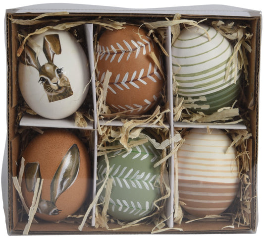 Box of 6 Egg Decorations