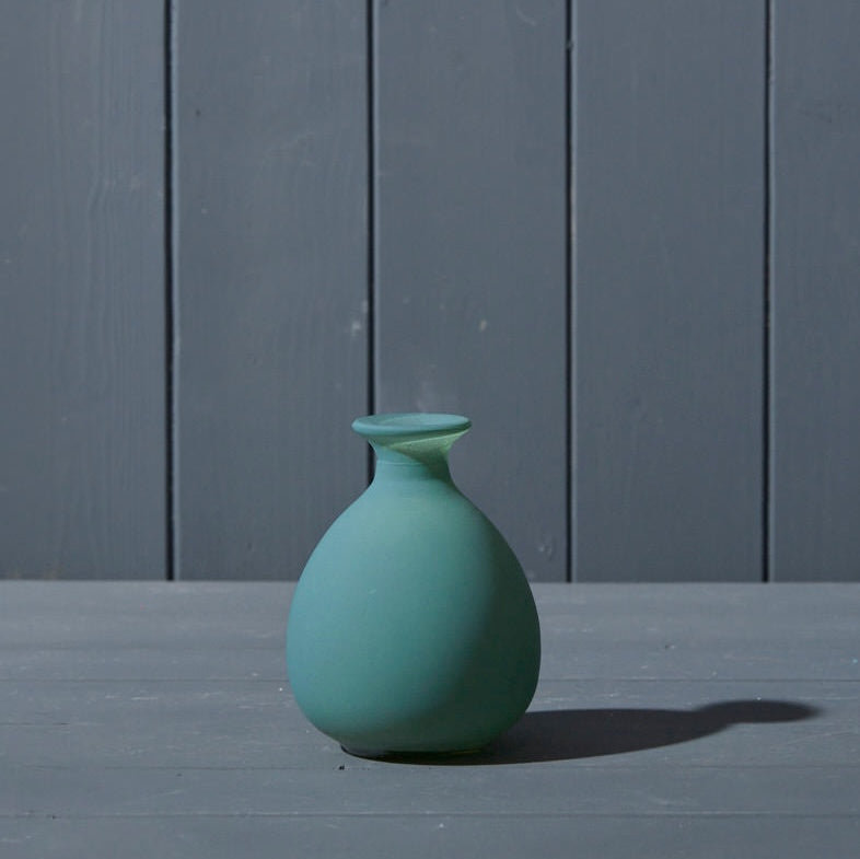 Green Matte Bud Vase