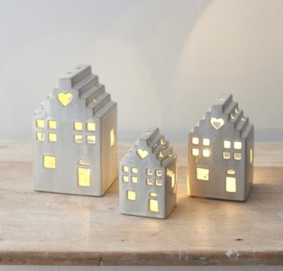 Ceramic LED House With Heart