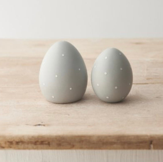 Grey Dotty Egg