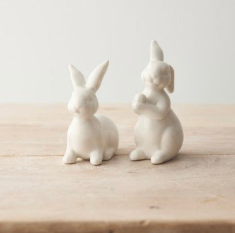 White Porcelain Bunny