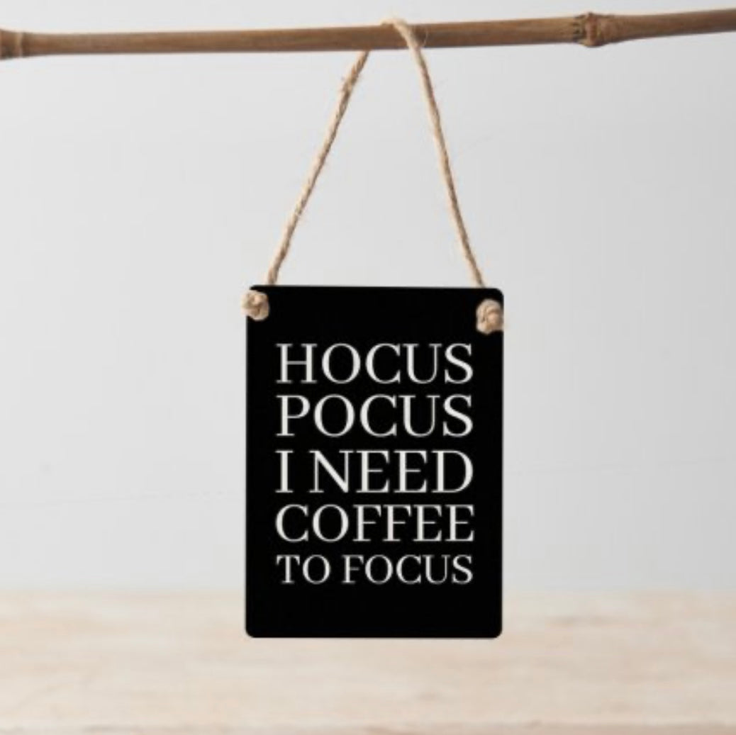 Hocus Pocus Metal Sign