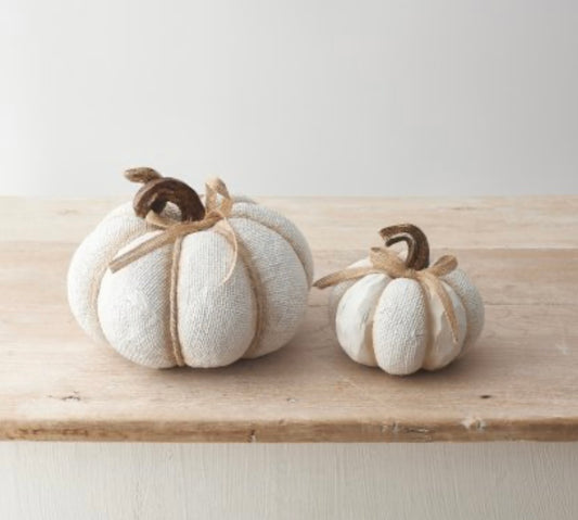 White Textured Pumpkin