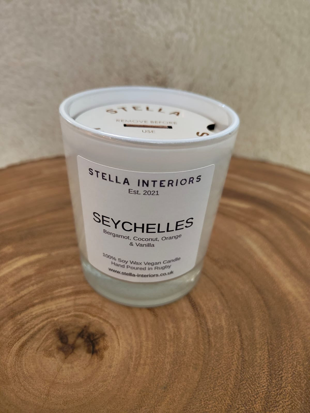 Stella Interiors Large Candle Seychelles