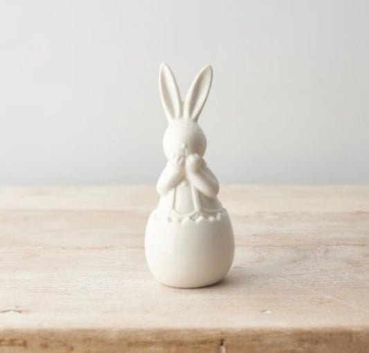 Ceramic Bunny in Egg