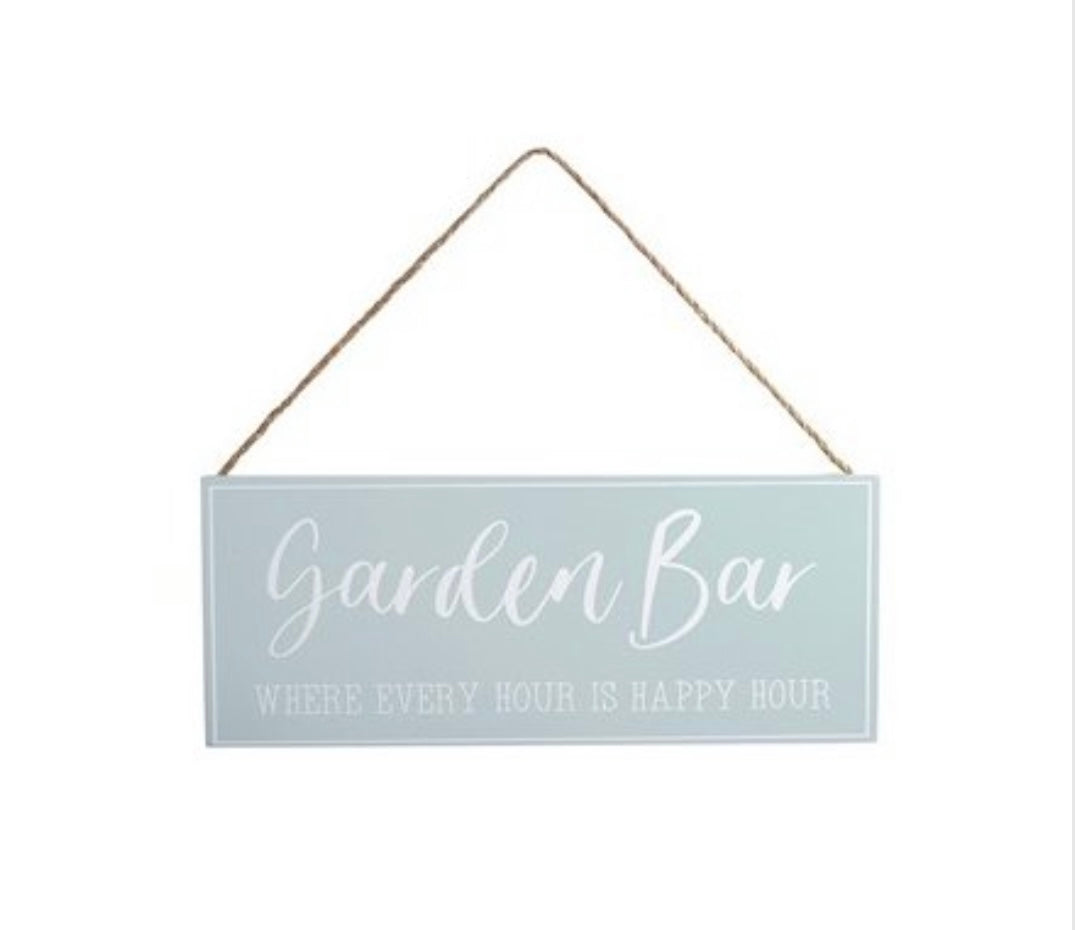 Garden Bar Sign