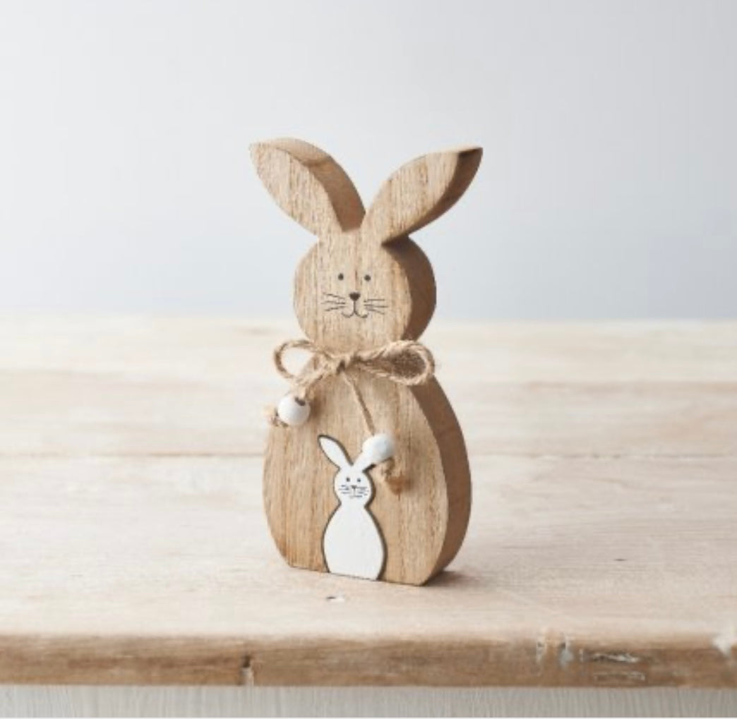 Stacking Wooden Bunny