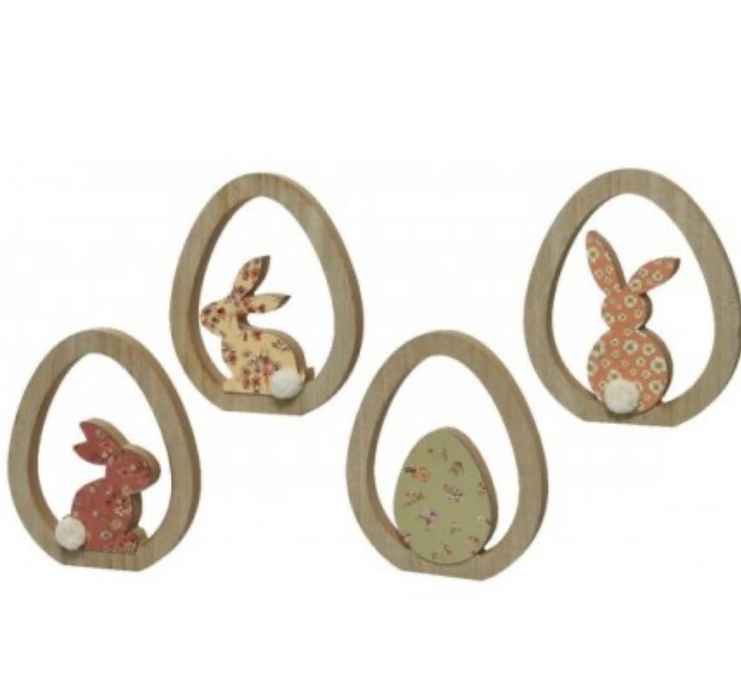 Wooden Easter Ornament