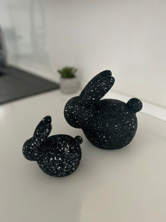 Black Speckled Bunny